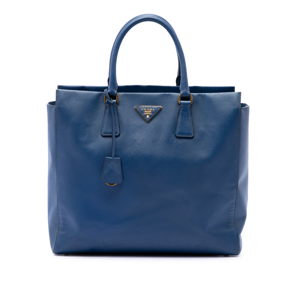Pre-Loved Prada Saffiano Lux Open Convertible Tote